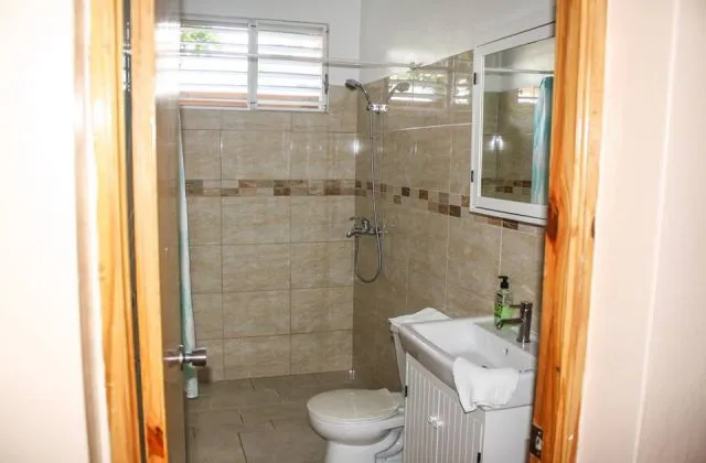 Hotel Villa Iguana bathromm with shower